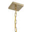 Luminaire suspendu 4 lumières Westbrook en laiton noble-1740404109