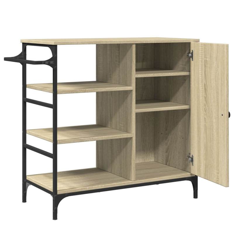 Kitchen Serving Cart, Beige