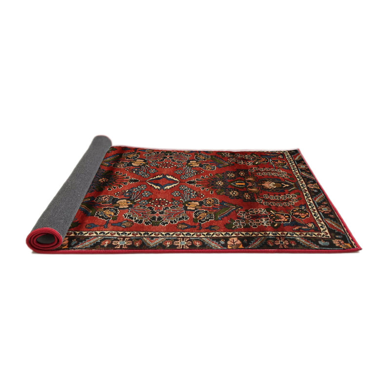 Tapis rouge à motif sud-ouest, Rond 6 pi