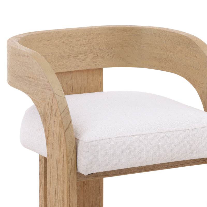 Tyson 34" Tall Counter Stool, Cream