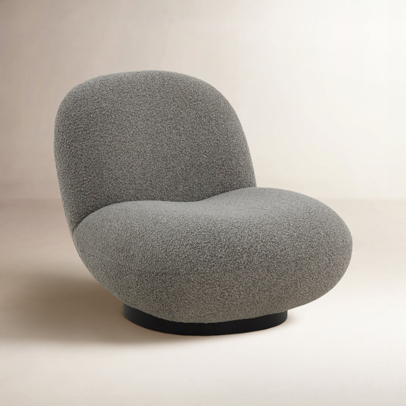 Fauteuil de chambre Portsmouth, Boucle gris clair
