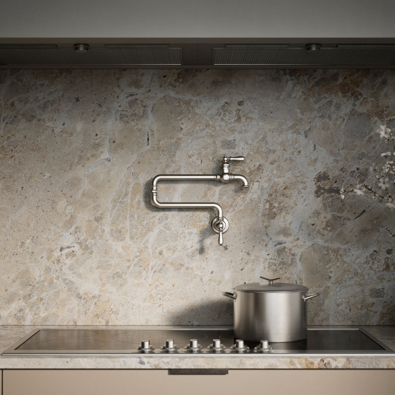 Artifacts® Single-Hole Wall-Mount Pot Filler, Oil Rubbed Bronze