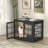 32 Inch Heavy Duty Dog Crate Furniture, Decorative Pet House End Table, Wooden Cage Kennel Furniture Indoor-1421997699-1456974193