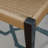 Corrine 40'' W Solid Rubberwood Dining Bench with Woven Rope Seat-1326079094