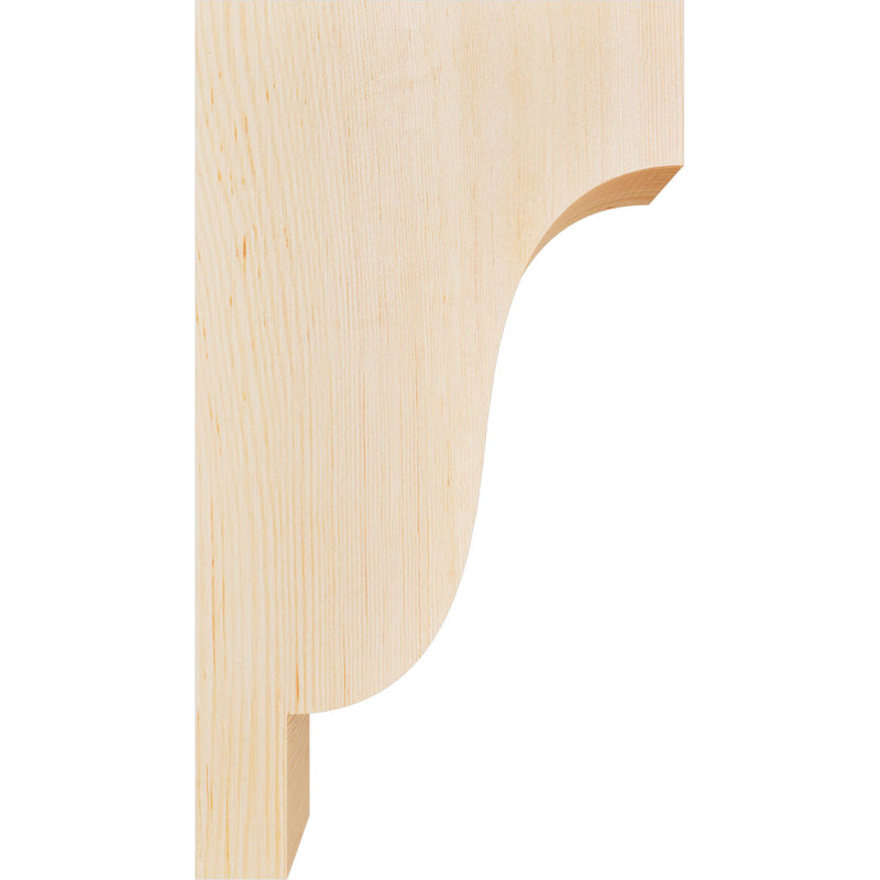 Newport Corbel, H 18 po x l 3,5 po x P 10 po, Sapin de Douglas, Lisse