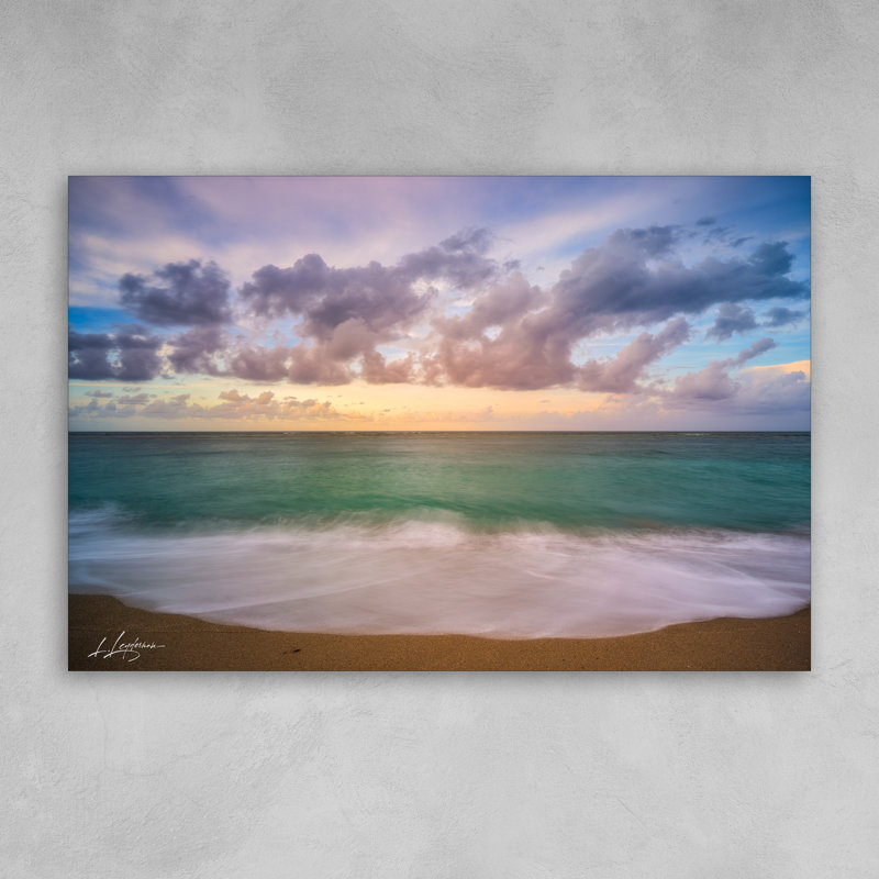 "Coastal Dreams" par Lawrence Leyderman - Art mural acrylique 40 "x 60", H 40 po x l 60 po