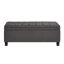 Banc de rangement rembourré capitonné-1121277286