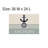 Anchor Compass Nautical Doormat, 24 x 36, for Front Door