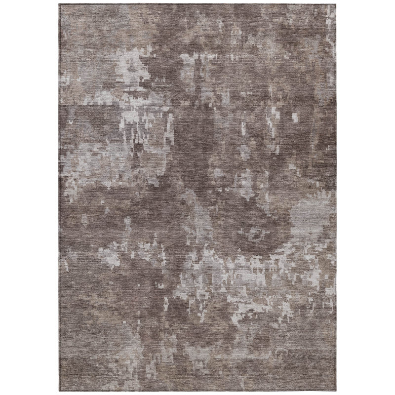 Machine Washable Indoor/Outdoor Francky ACN2361 Casual Rug, Rectangle 8' x 10'