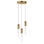 3 - Light Gold LED Cluster Pendant