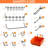 48x24 Inch Metal Peg Board Kit 1/4" Pegboard Hooks Accessories