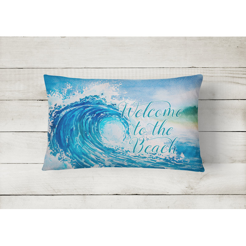  Coussin décoratif intérieur / extérieur Wave Welcome