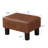 Flannel Small Footstool Ottoman For Footrest, Modern Rectangle Step Stool Extra Seating With Non-Skid Plastic Legs For Living Room, Couch, Entryway-262382567