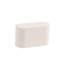 Poignée de meuble ovale moderne Mid-Century ROUS - Poignée de tiroir en aluminium, blanc (1 compte) -90840679