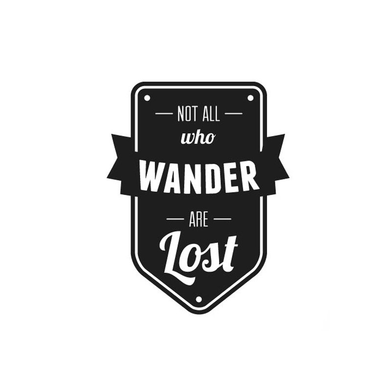 Wall Decal, Black, Large