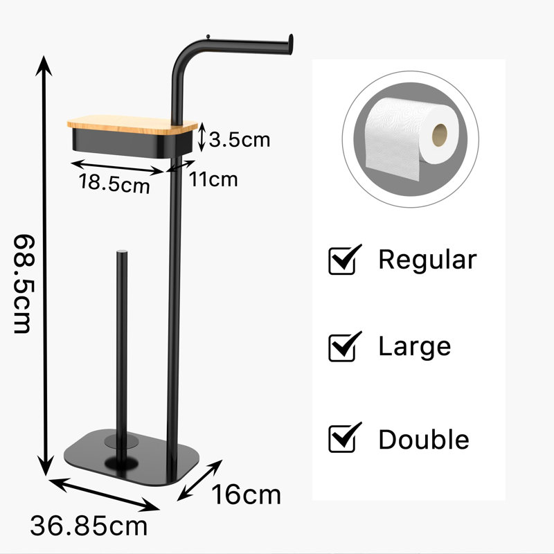 Gavan Free Standing Toilet Paper Holder