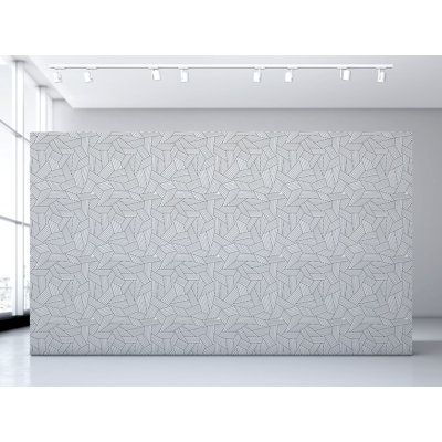 Woven Planks Geometric Roll