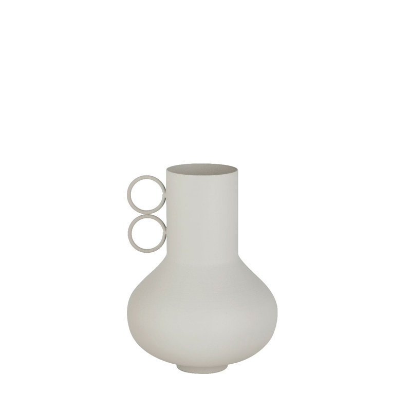 LOHA Steel Table Vase, 7.9"H x 5.9"W x 5.9"D