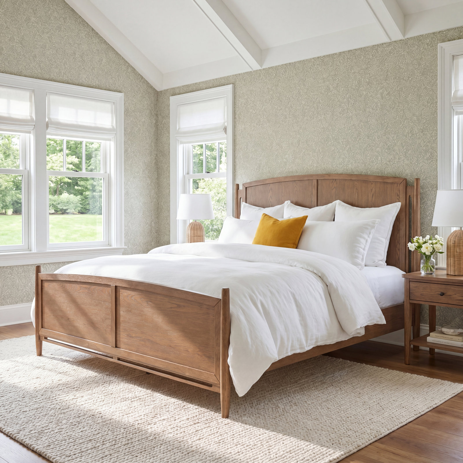 Remona Panel Bed, Queen