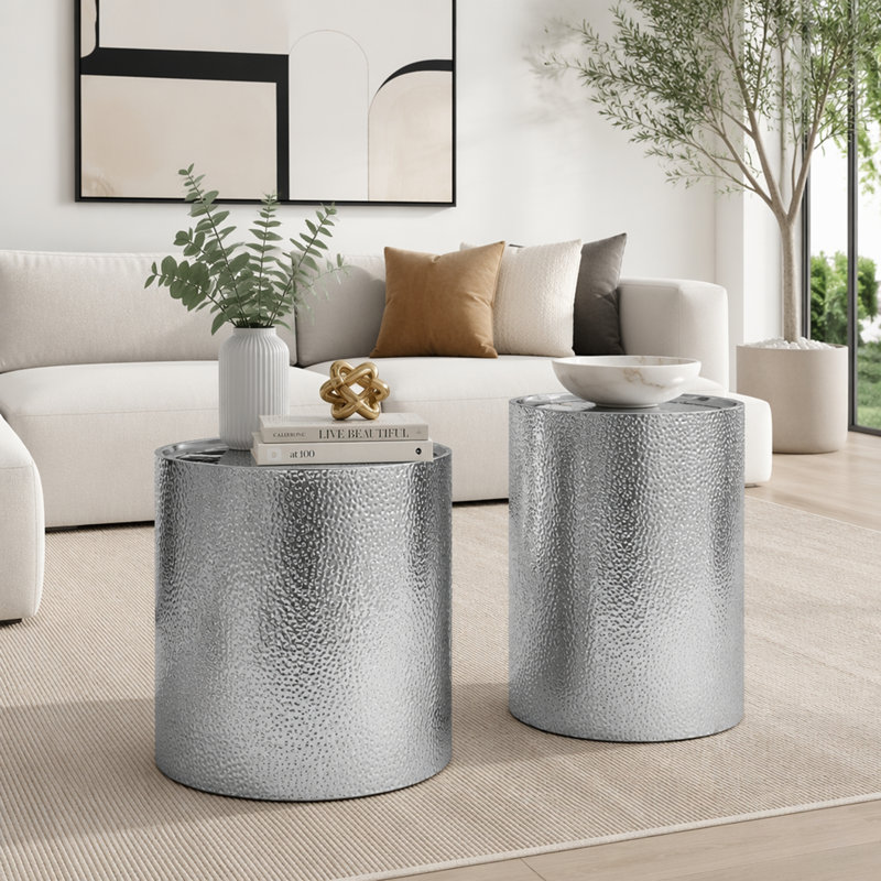 Single Coffee Table, Silver