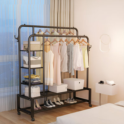 120cm Rolling Clothing Rack