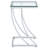 Adia Glass Top End Table