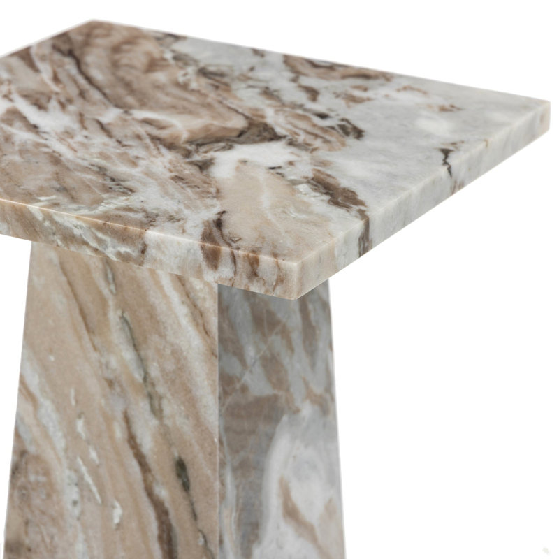 Ellric Decorative Object, Beige Marble