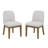 Tucker Cream Upholstered Side Chairs