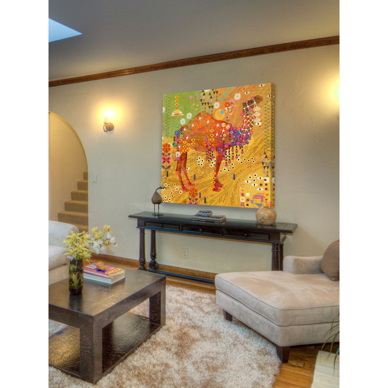 Reproduction d’art sur toile tendue "thars of" par evelia, H 48 po x l 48 po