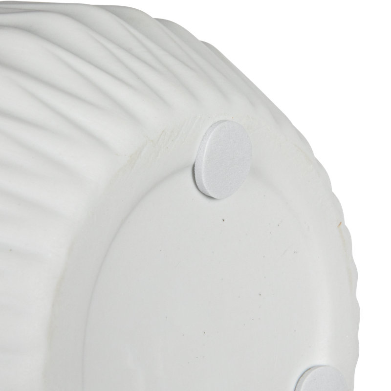 Laudine Stoneware Table Vase, White