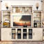 Wall Unit Entertainment Center With Charging Station And Usb Charging-1966478573