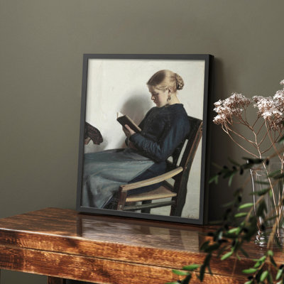 «Vintage Portrait Print L III» sur papier