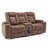 Berwin 2 SEATER FABRIC AUTO RECLINER SOFA WITH CONSOLE GREY-491534724