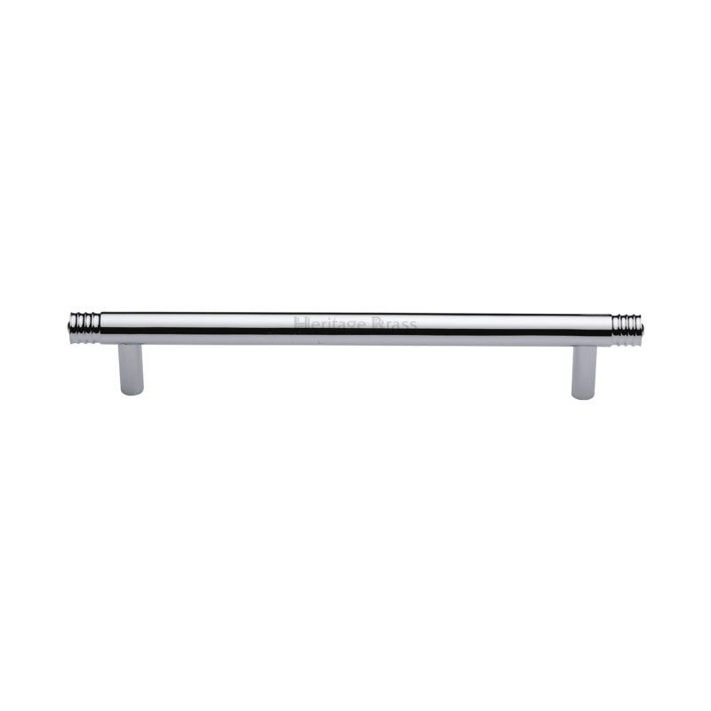 Heritage Brass Heritage Cabinet Pull Design, 16cm H x 11cm W x 19.8cm D, Polished Chrome
