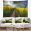 Tapisserie panorama paysager au-dessus de canola-28497630