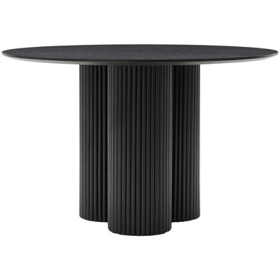 Issabell Ash Round Solid Wood Dining Table