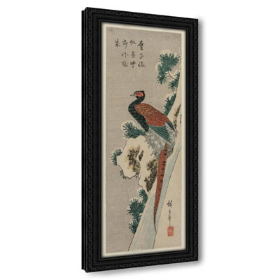 Cuivre faisan par Snowy Waterfall (fin des années 1830 ou début des années 1840)