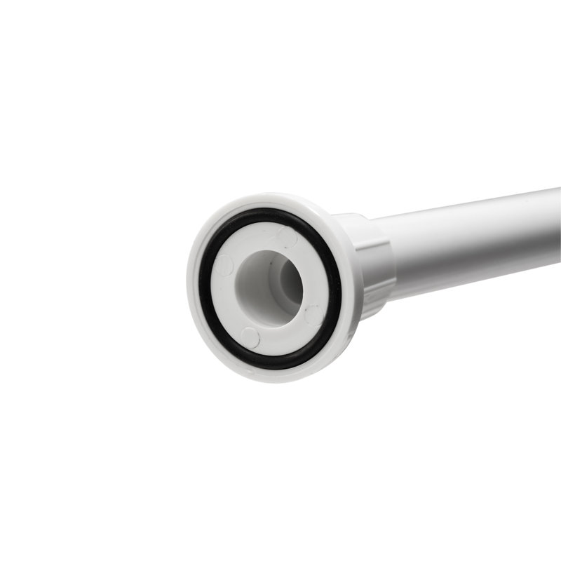 183cm Straight Shower Curtain Rod, White