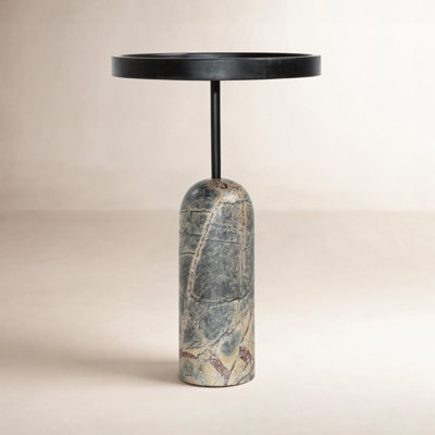 Marble Tray Top End Table