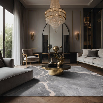 Silky Soft Plush Beige Area Rug