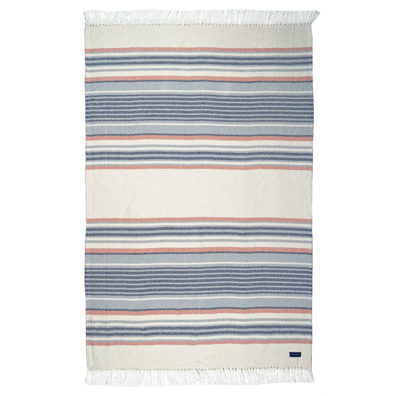 Adirondack Cotton Throw, White