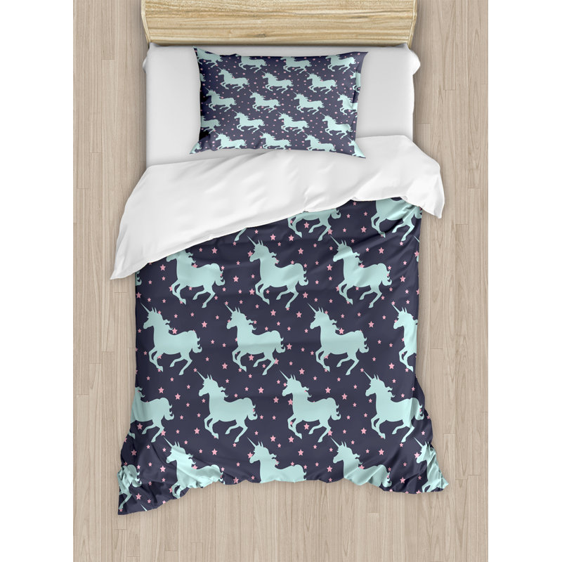 Modern & Contemporary Duvet Cover, Twin Duvet Cover + 1 Standard Sham