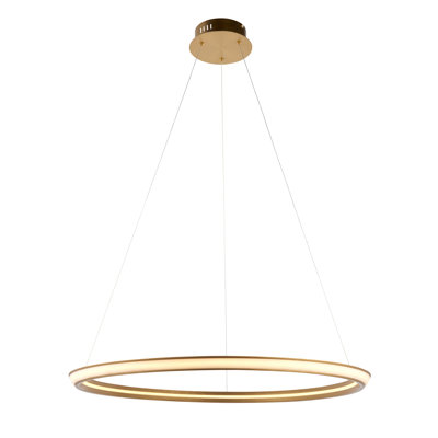 Antonios 1 - Light Geometric Wagon Wheel LED Pendant