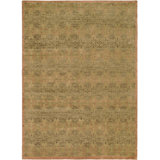 Osvaldo Wool Floral Area Rug in Brown