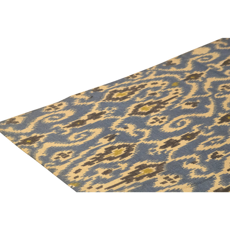 Flatweave Wool Ikat Area Rug