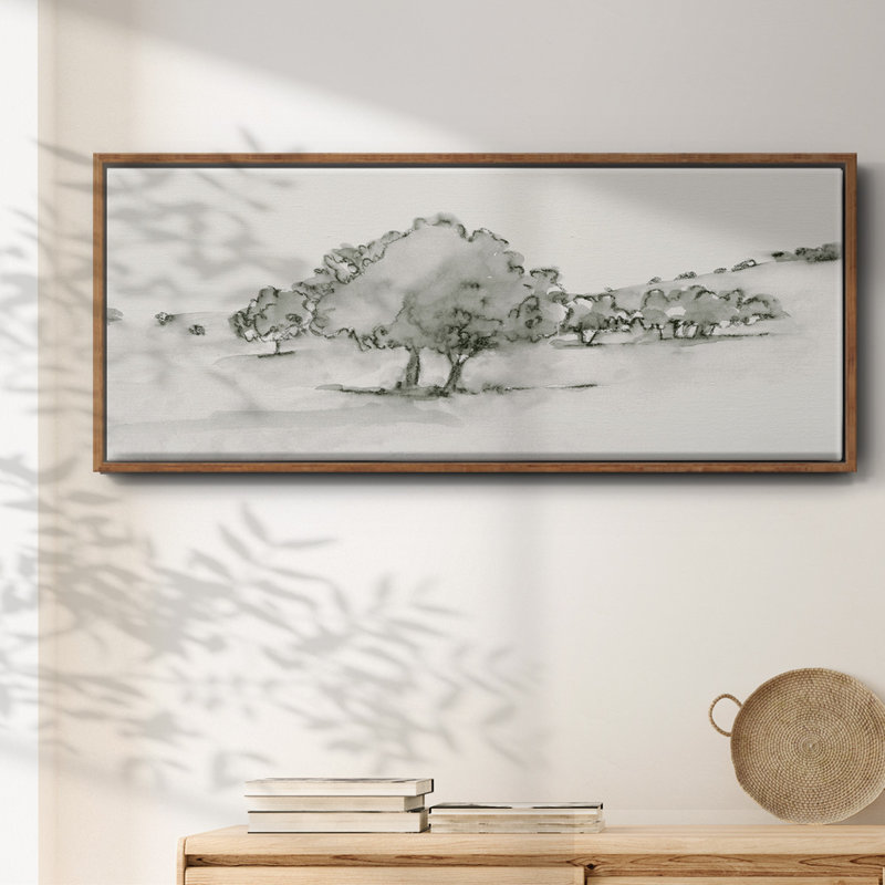 Scénique Scribble II - toile encadrée, H 20 po x l 50 po