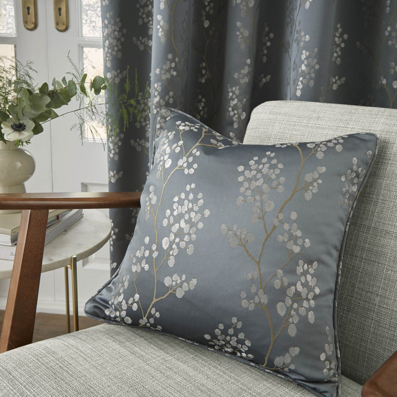 Wilstone Blackout Curtain Pair, Width 168 x Drop 137 cm, Grey