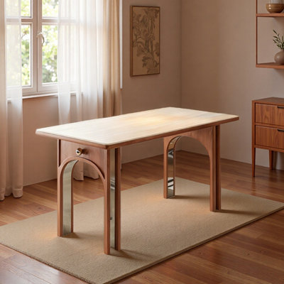 Beautiful And Practical Rectangular Dining Table