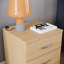 Maybery 3 - Drawer Bedside Table Nightstand-271345811