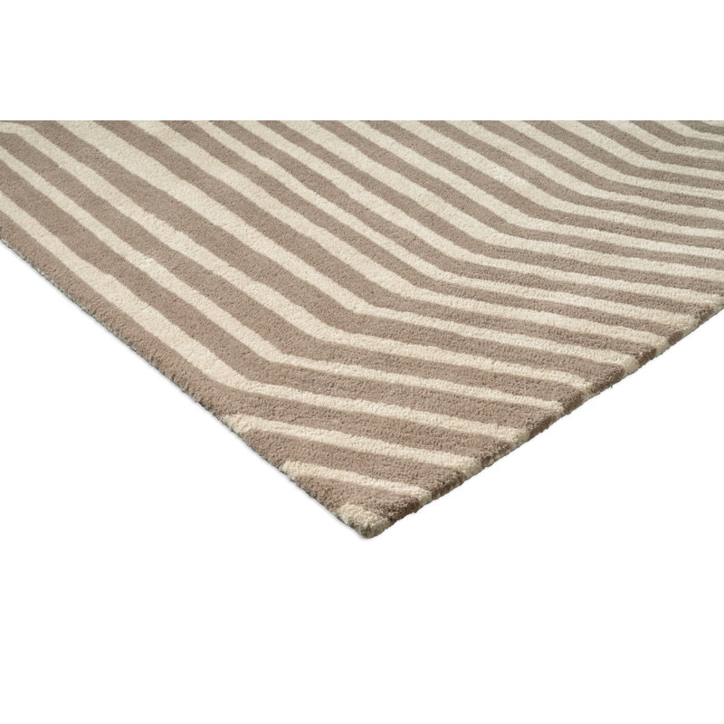 Kalasääski Light Green | 134007, Rectangle 6'7" x 9'2", Greige